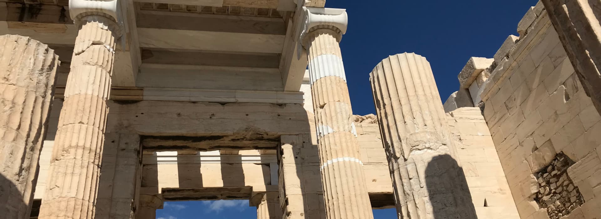Ancient ruins acropolis Greece